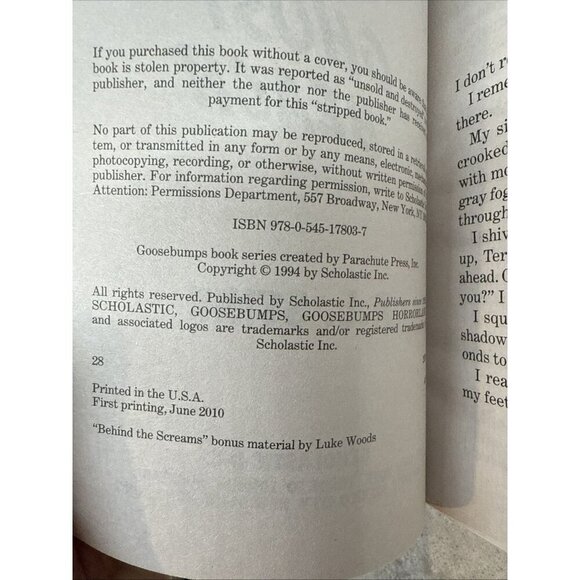 Goosebumps Ghost Beach #15. Vintage 1994. Brand New! - Picture 9 of 9